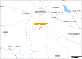 map of Harmony