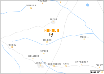 map of Harmon