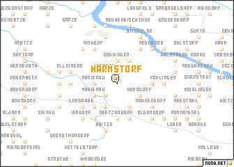 map of Harmstorf