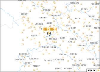 map of Hārnāh