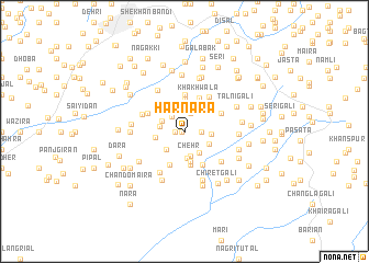 map of Harnāra