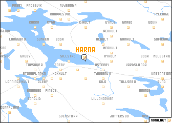 map of Härna