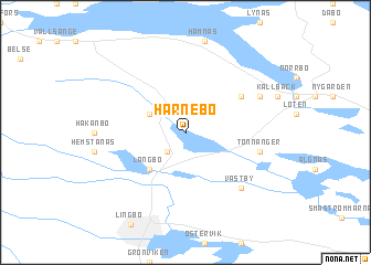 map of Härnebo