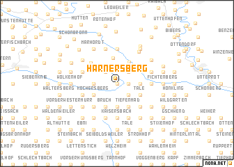 map of Harnersberg