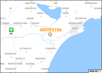 map of Härnestad