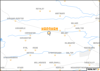 map of Harnham