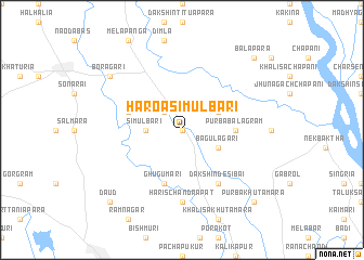 map of Haroa Simulbāri