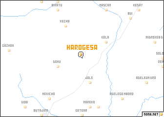 map of Harogēsa