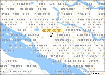 map of Hārokāndi