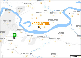 map of Haroldton