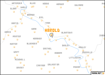 map of Harold