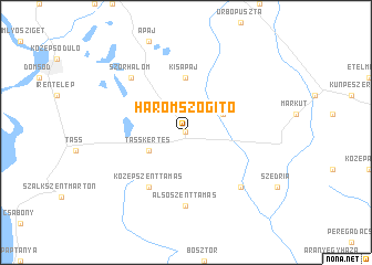 map of Háromszögitó