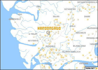 map of Hāroon Gado