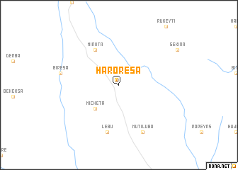 map of Harorēsa