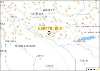 map of Haro Tālpur