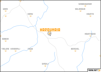 map of Haroumaia