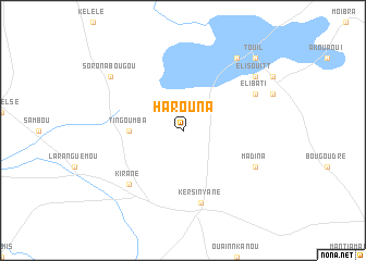 map of Harouna