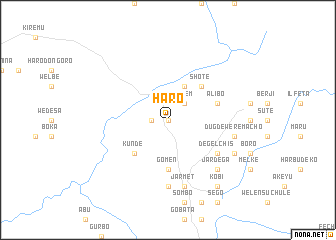 map of Hāro