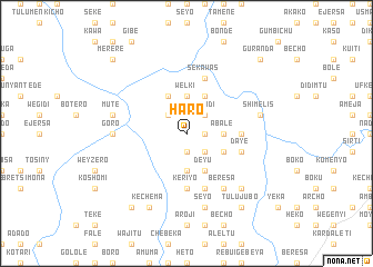 map of Hāro