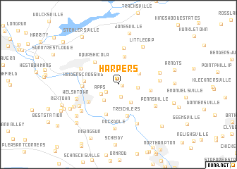 map of Harpers