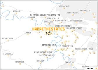 map of Harpeth Estates