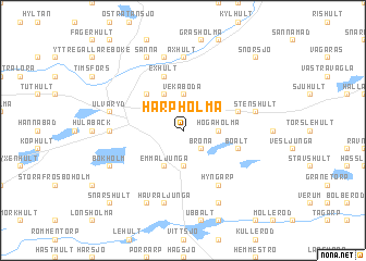 map of Harpholma