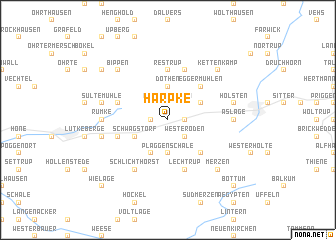 map of Harpke