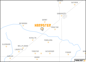 map of Harpster