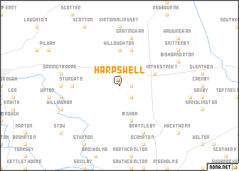 map of Harpswell