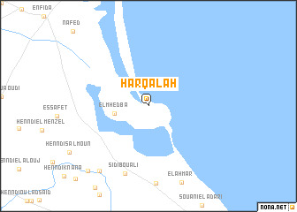 map of Harqalah