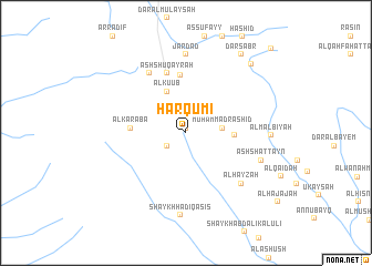 map of Ḩarqūmi