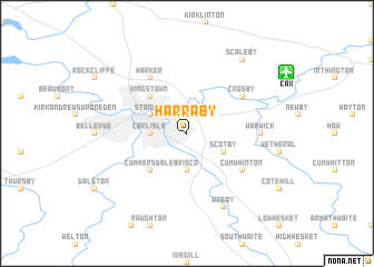 map of Harraby