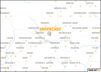 map of Harrachov