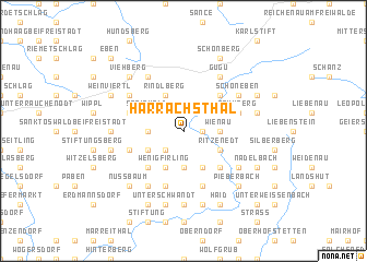 map of Harrachsthal