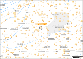 map of Harrar