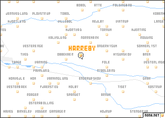 map of Harreby