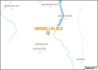 map of Harrell Place