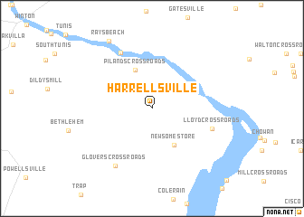 map of Harrellsville