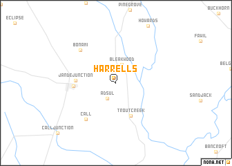 map of Harrells