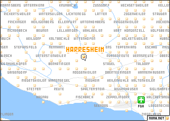 map of Harresheim