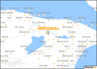 map of Harreshøj