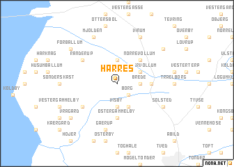 map of Harres