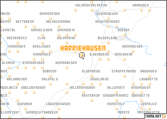 map of Harriehausen