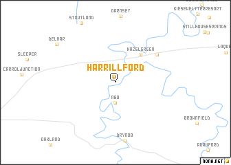 map of Harrill Ford