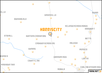 map of Harris City