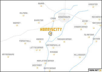 map of Harris City