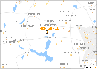 map of Harrisdale