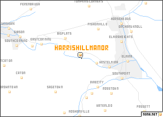 map of Harris Hill Manor