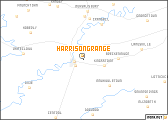 map of Harrison Grange