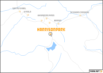 map of Harrison Park